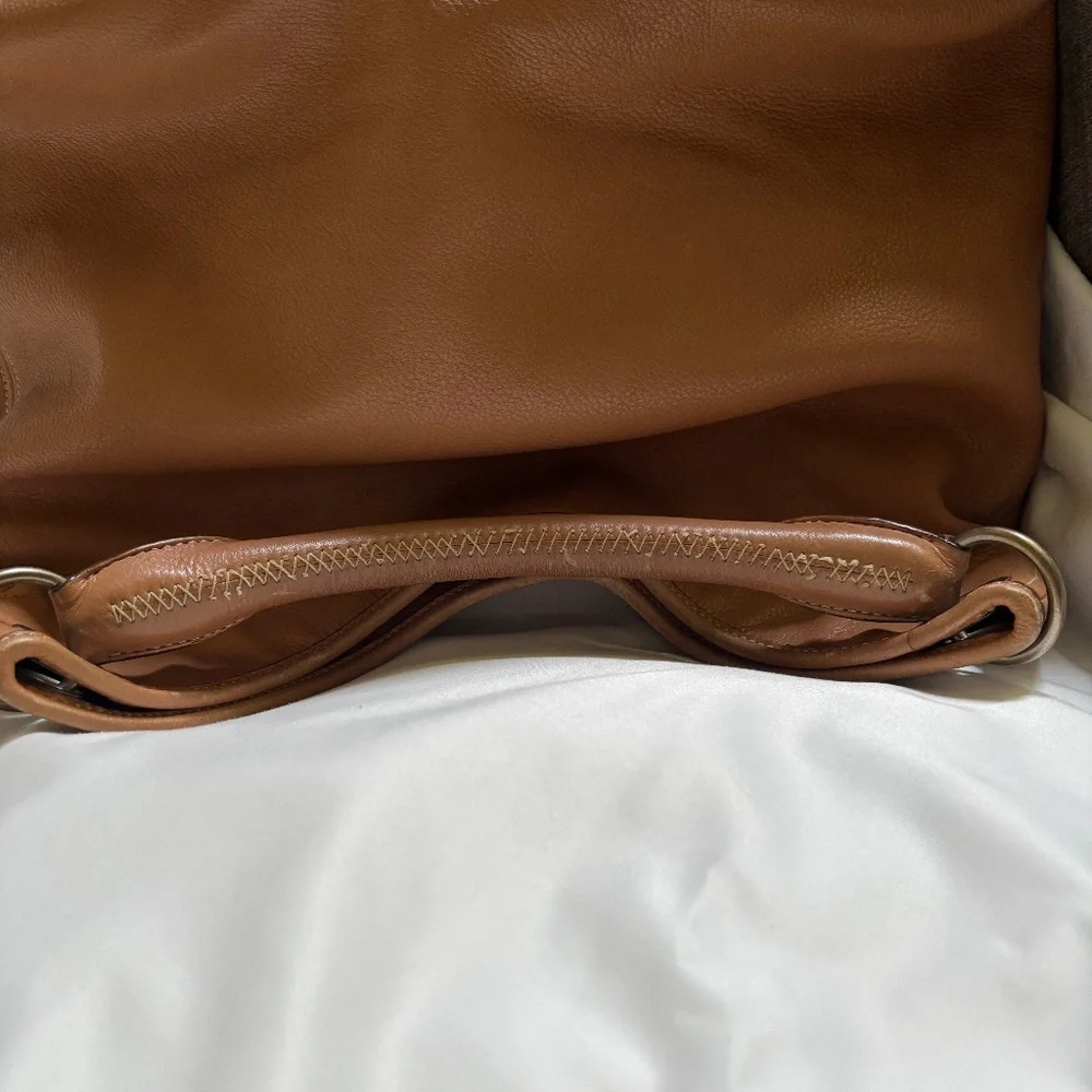 Miu Miu Tan Leather Hobo Bag